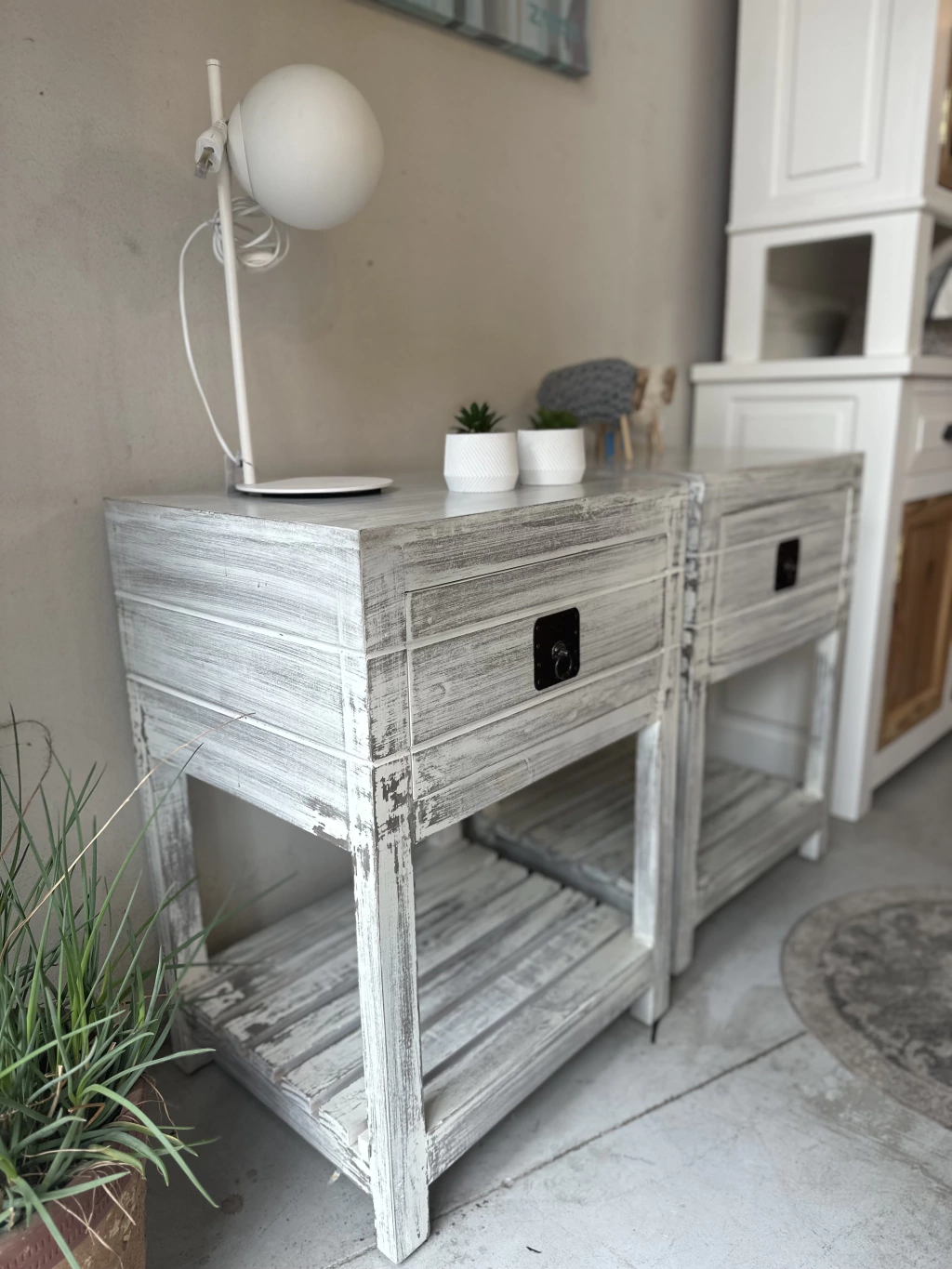 MESA DE LUZ BALI BLANCA