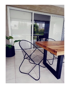 SILLON DE ALAMBRE NEGRO