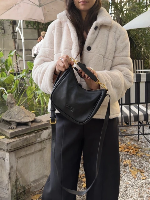 THE ICONIC BAG SMALL NEGRA