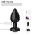 Plug Anal Vibrador con Control Remoto - USB m213 - comprar online