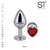 Plug LARGE gema roja - RY-015 - tienda online