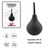 Ducha anal 160 ml Medium SS-SF-17003M - comprar online