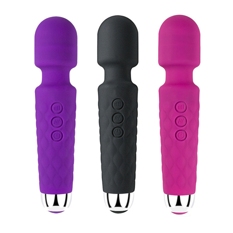 Wand TJ 4010 - Masajeador Portátil con 20 Modos de Vibración