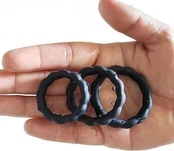 Kit de Anillos Retardantes Texturados - 3 Tamaños