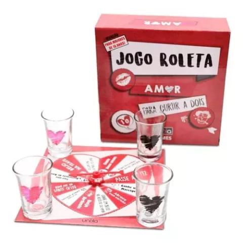 JOGO ROLETA DO AMOR 4 SHOTS UNIKA DIVERSAO