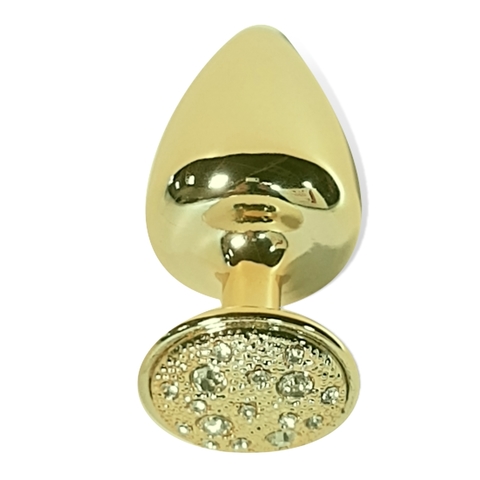 PLUG METAL SLIM CRAVEJADO DOURADO