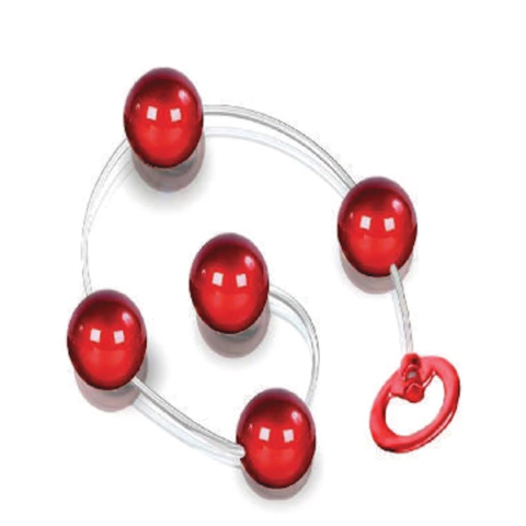 BOLINHA TAILANDESA METAL VERMELHA - comprar online