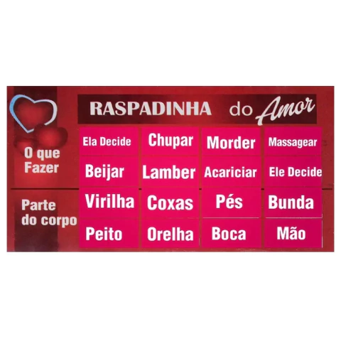 RASPADINHA DO AMOR