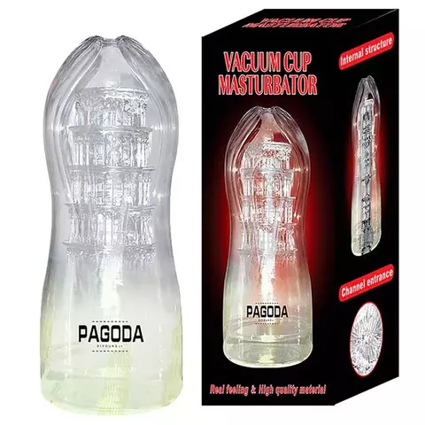 MASTURBADOR LANTERNA CYBERSKIN TRANSPARENTE VACCUM