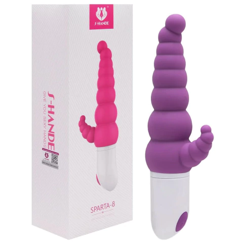 Vibrador Ponto G 9 Vibrações Sparta-8 ROXO