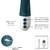 VIBRADOR DUPLO MOTOR AQUECIMENTO LILAS - Girassol Sex Shop