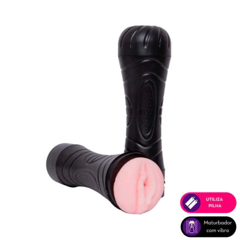 LANTERNA DUPLA VIBRADOR MASTURBAÇAO