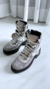 Botas couro Chelsea - Gray