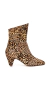 Botas couro pêlo Leopard