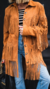 Jaqueta Couro Midnight Cowboy - Caramelo - comprar online