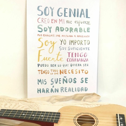 Manifesto SOY - Tamaño A4 - comprar online