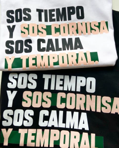 Remera SOS CALMA Y TEMPORAL