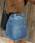 FALDA PEGGY DENIM AZUL - comprar online
