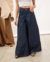 MAXI WIDE LEG AZUL - KARAMELHO