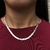 COLAR FEMININA 3 FIO (45cm) - PRATA 925 - Talison Joias - Oficial