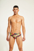 Camouflage swim brief on internet