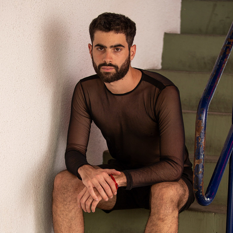 T-shirt Mesh -- black
