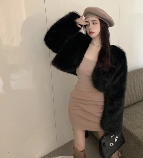 Casaqueto/Bolero Preto