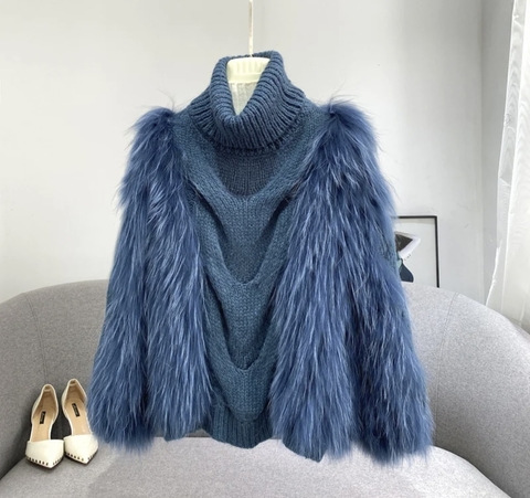 Blusa Azul Escuro (Cashmere)