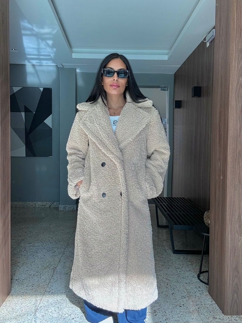 Sobretudo Teddy (Bege)