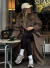 Maxi Sobretudo Marrom Oversized na internet