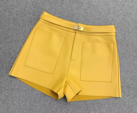 Short Amarelo Cinto