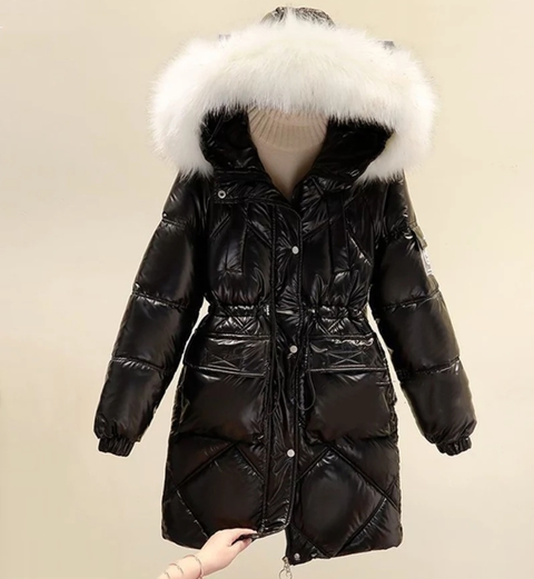 Jaqueta Puffer (P&B)