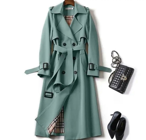 Trench Coat Verde (Sob encomenda)