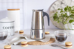 CAFETERA RECTA ACERO INOXIDABLE 9 TAZAS 225X14X11CM - comprar online