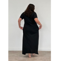 Vestido viscosa manga corta (7003) - comprar online
