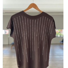 Remera hilo strass (901R) - ABAKA