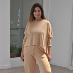 Remera lurex sedoso corta (R97) - comprar online