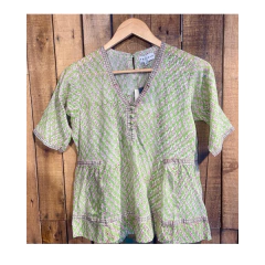 Tunica corta estampada Borneo (T850) - comprar online