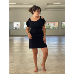 Vestido modal hombro descubierto (7002) - comprar online