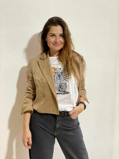 Imagen de Blazer corto gamuzado (B210)