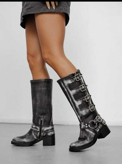 Botas biker hebilla gastada(Z13) en internet