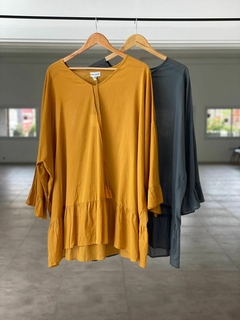 Vestido Greta amplio algodon (V02) - tienda online
