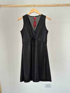 Vestido cruzado cleo foyl brillo (7046) en internet