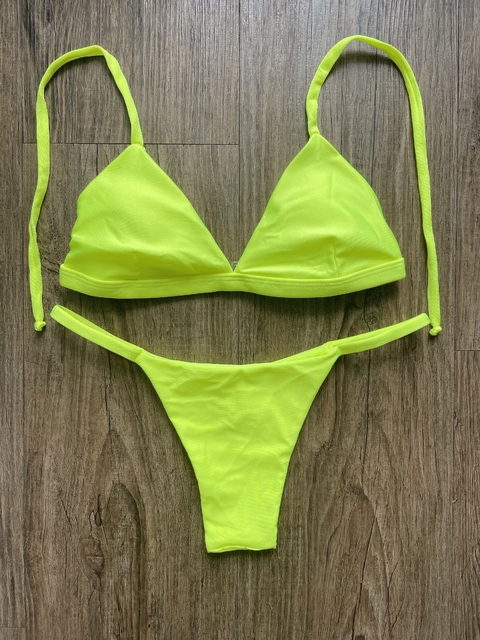 Aviador basic neon/calcinha fina