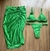 Kit 3 peças rosa verde - comprar online