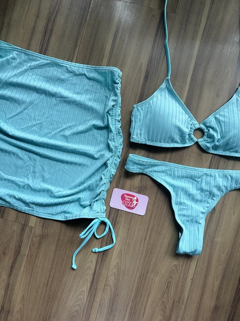 Kit 3 peças tatiana azul bebe