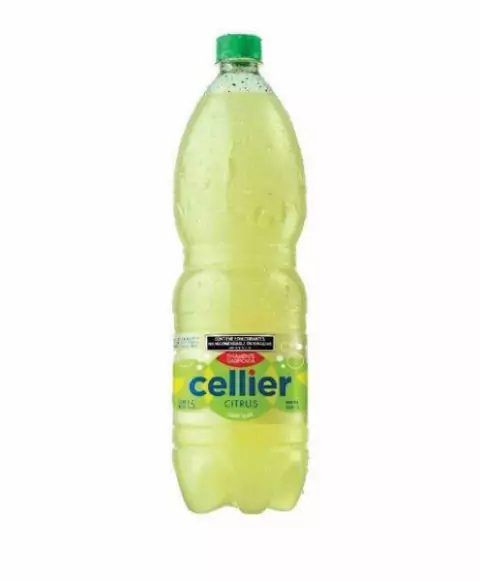 AGUA SABORIZADA CON GAS CELLIER SUAVE CITRUS 1,5L