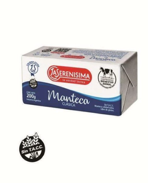 MANTECA LA SERENISIMA 200G