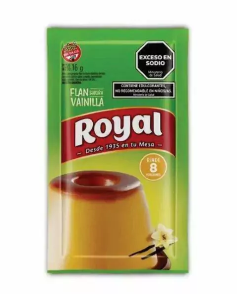 FLAN ROYAL SOBRE LIGHT VAINILLA 16G