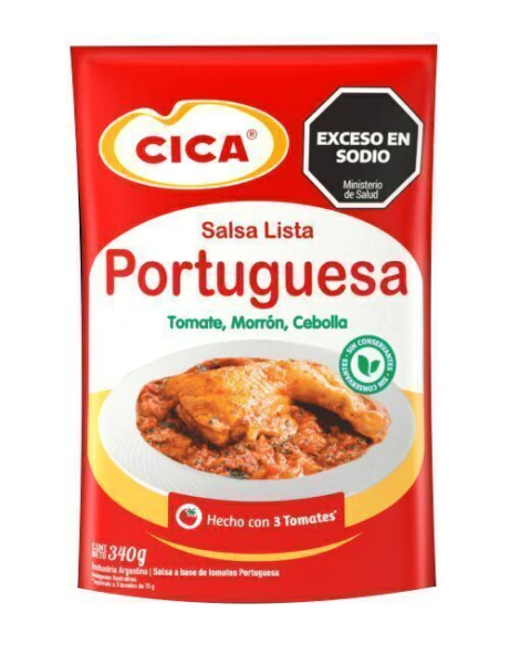 SALSA PORTUGUESA CICA 340G